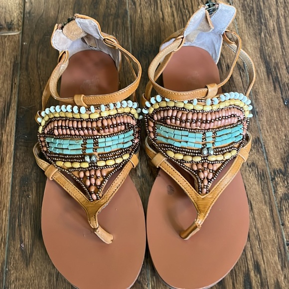 Nine West Leather Vintage American sandals, size 8 - Picture 3 of 8